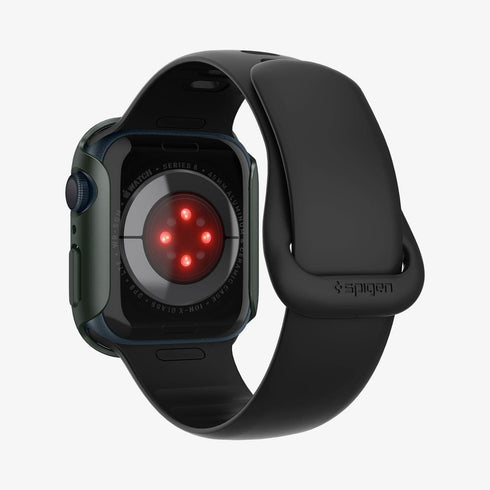 ACS05458 - Apple Watch Ultra (Apple Watch (49mm)) Case Thin Fit in black showing the front